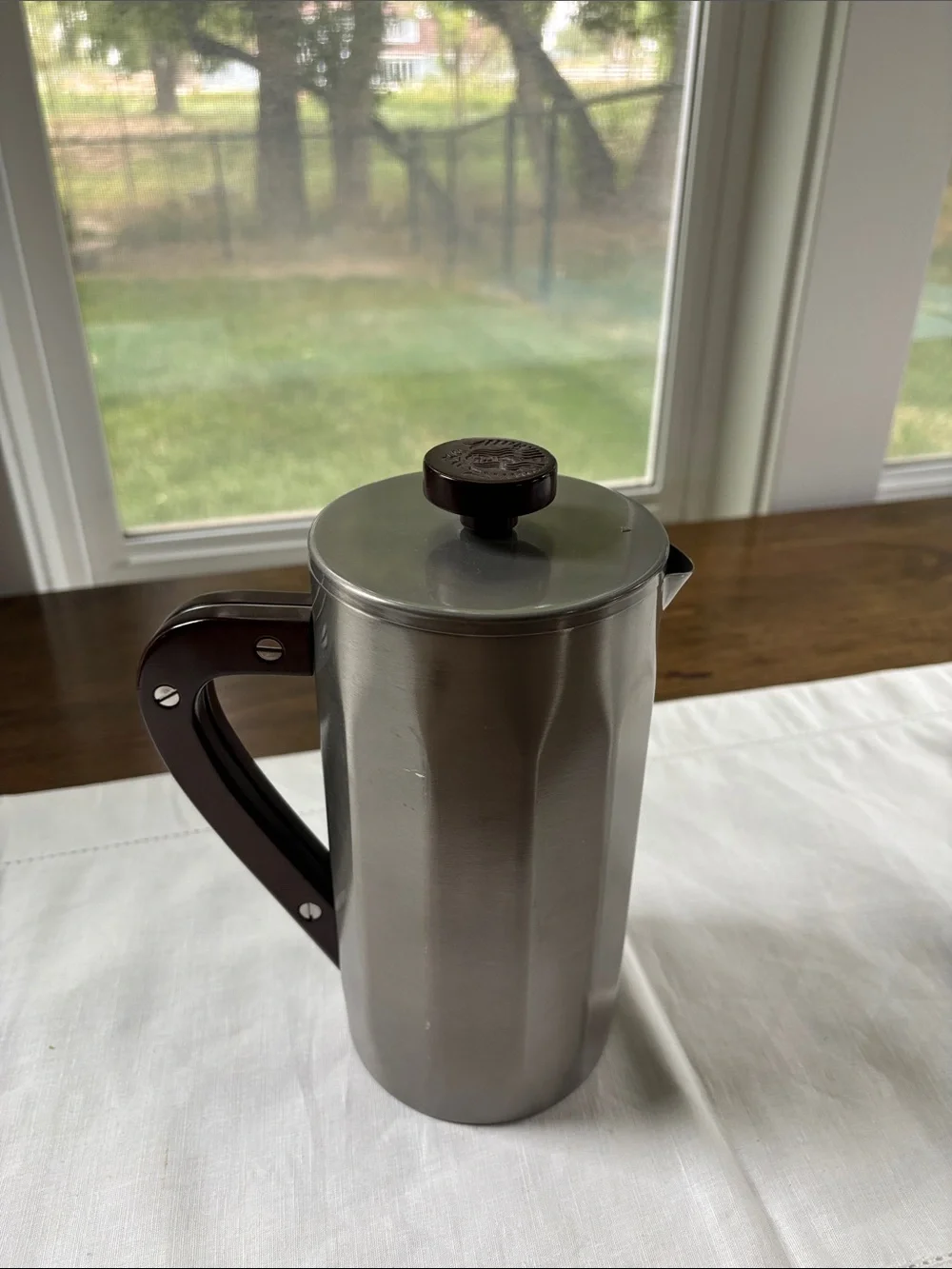 Starbucks Stainless Steel Coffee Press with Black Handle